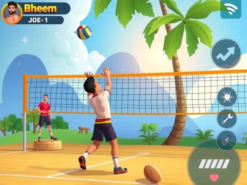 Bheem S Volleyball Match Gameplay